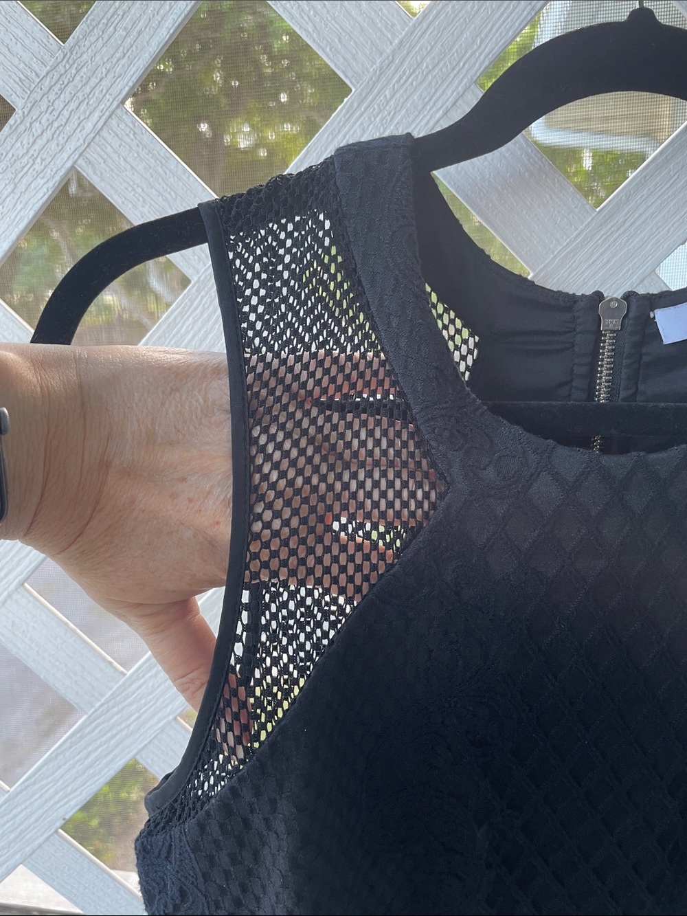 Parker Black ‘Marian’ Jacquard Mini Mermaid Dress - Picture 6 of 10